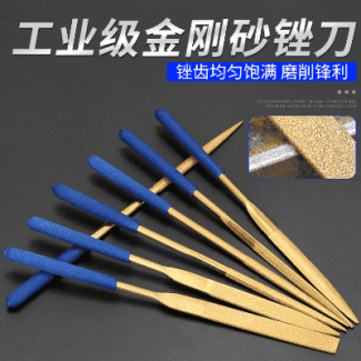 Electroplated diamond File Emery Flat File
