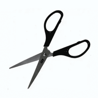 Stainless steel paper cutting scissors