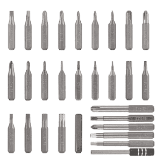 The screwdriver set
